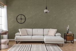 Atelier Del Sofa Mustang Small Right - Beige